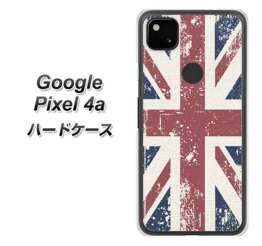 Google Pixel 4a 高画質仕上げ 背面印刷 ハードケース【506 ユニオンジャック ビンテージ】