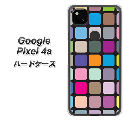 Google Pixel 4a 高画質仕上げ 背面印刷 ハードケース【509 カラースクエア】