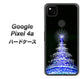 Google Pixel 4a 高画質仕上げ 背面印刷 ハードケース【589 ブルーライトツリー】