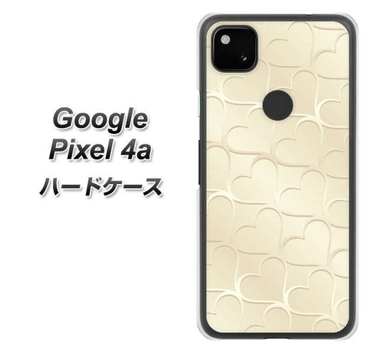 Google Pixel 4a 高画質仕上げ 背面印刷 ハードケース【630 かくれハート】