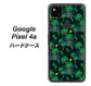 Google Pixel 4a 高画質仕上げ 背面印刷 ハードケース【1315 月夜とヤシ】