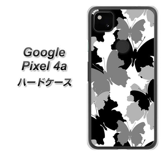 Google Pixel 4a 高画質仕上げ 背面印刷 ハードケース【1336 夜の蝶】