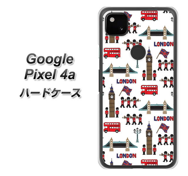Google Pixel 4a 高画質仕上げ 背面印刷 ハードケース【EK811 ロンドンの街】