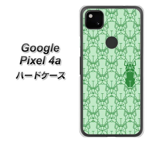 Google Pixel 4a 高画質仕上げ 背面印刷 ハードケース【MA916 パターン ドッグ】