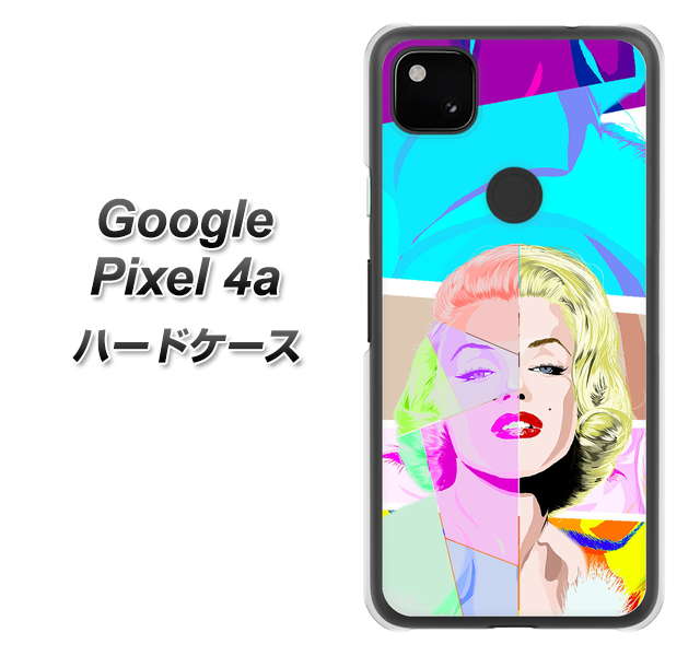 Google Pixel 4a 高画質仕上げ 背面印刷 ハードケース【YJ210 マリリンモンローデザイン（C）】