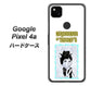 Google Pixel 4a 高画質仕上げ 背面印刷 ハードケース【YJ250 オードリーペップバーンにゃん】