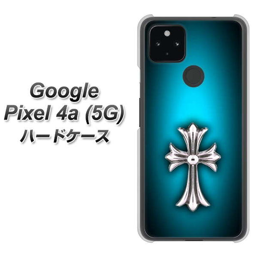 Google Pixel 4a (5G) 高画質仕上げ 背面印刷 ハードケース【334 クロスブルー】
