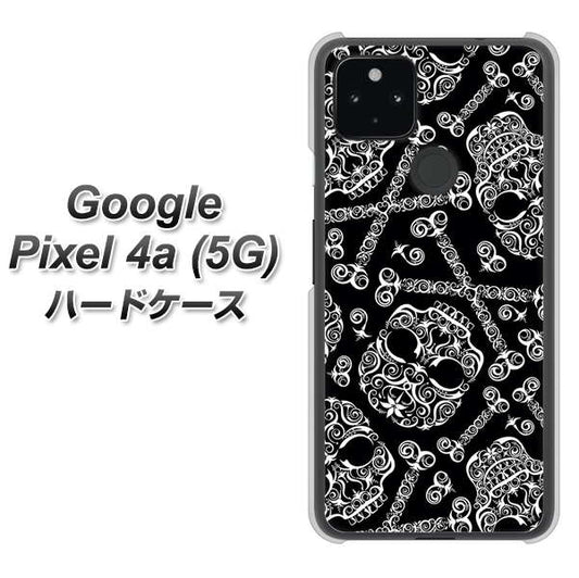 Google Pixel 4a (5G) 高画質仕上げ 背面印刷 ハードケース【363 ドクロの刺青】