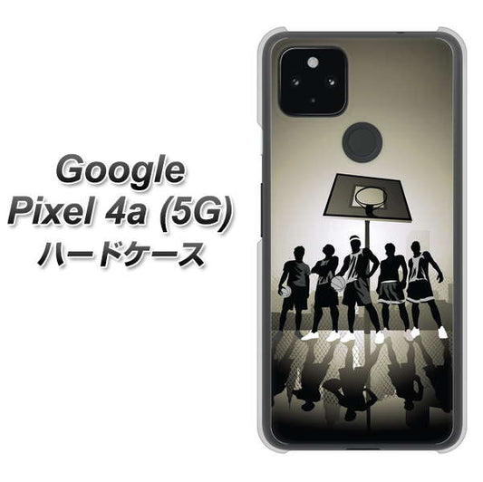 Google Pixel 4a (5G) 高画質仕上げ 背面印刷 ハードケース【389 クールバスケ】