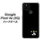 Google Pixel 4a (5G) 高画質仕上げ 背面印刷 ハードケース【398 黒ネコ】