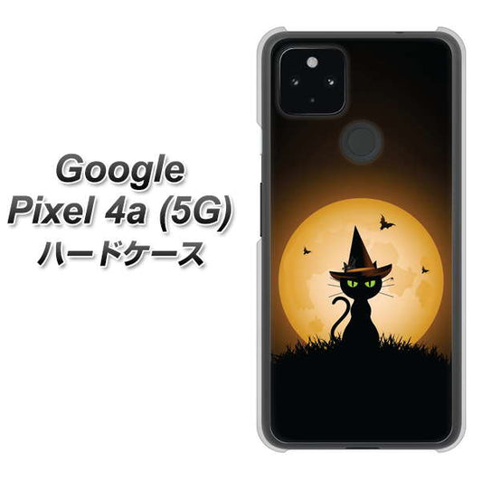 Google Pixel 4a (5G) 高画質仕上げ 背面印刷 ハードケース【440 猫の魔法使い】
