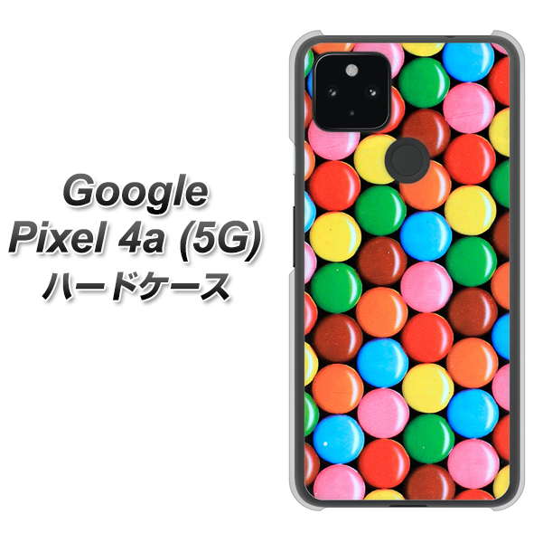 Google Pixel 4a (5G) 高画質仕上げ 背面印刷 ハードケース【448 マーブルチョコ】