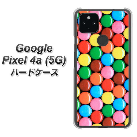 Google Pixel 4a (5G) 高画質仕上げ 背面印刷 ハードケース【448 マーブルチョコ】