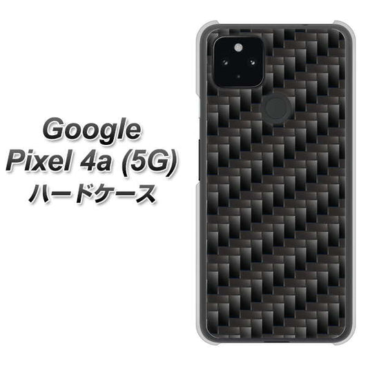 Google Pixel 4a (5G) 高画質仕上げ 背面印刷 ハードケース【461 カーボン】