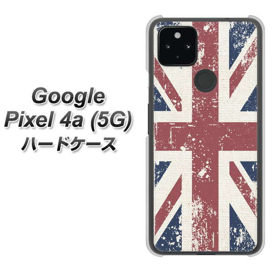 Google Pixel 4a (5G) 高画質仕上げ 背面印刷 ハードケース【506 ユニオンジャック ビンテージ】
