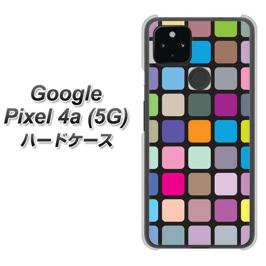 Google Pixel 4a (5G) 高画質仕上げ 背面印刷 ハードケース【509 カラースクエア】