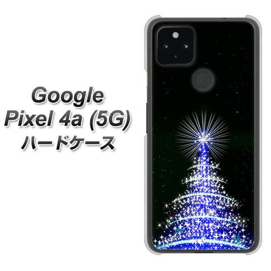 Google Pixel 4a (5G) 高画質仕上げ 背面印刷 ハードケース【589 ブルーライトツリー】