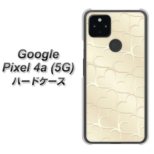 Google Pixel 4a (5G) 高画質仕上げ 背面印刷 ハードケース【630 かくれハート】
