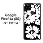 Google Pixel 4a (5G) 高画質仕上げ 背面印刷 ハードケース【1215 モダンフラワー】