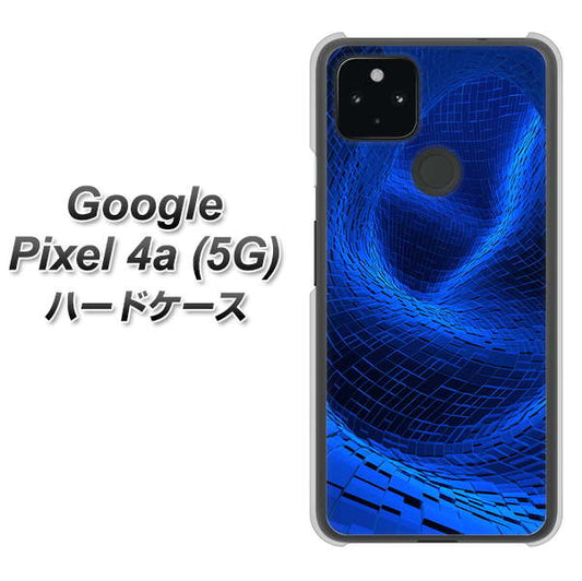 Google Pixel 4a (5G) 高画質仕上げ 背面印刷 ハードケース【1302 ワープブルー】