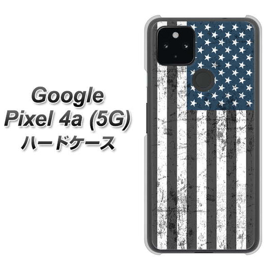 Google Pixel 4a (5G) 高画質仕上げ 背面印刷 ハードケース【EK864 アメリカンフラッグビンテージ】