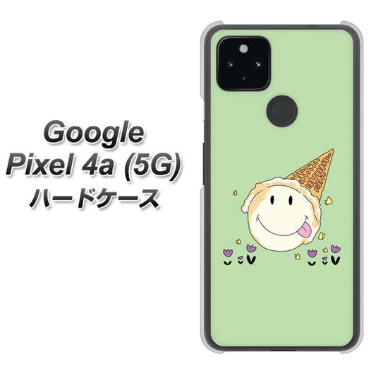 Google Pixel 4a (5G) 高画質仕上げ 背面印刷 ハードケース【MA902 アイスクリーム】