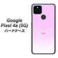 Google Pixel 4a (5G) 高画質仕上げ 背面印刷 ハードケース【YA955 ハート02 素材ホワイト】