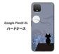 Google Pixel 4 XL 高画質仕上げ 背面印刷 ハードケース【012 屋根の上のねこ】