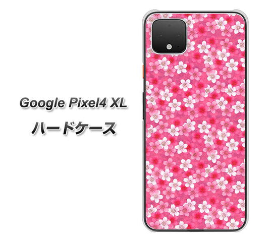 Google Pixel 4 XL 高画質仕上げ 背面印刷 ハードケース【065 さくら】