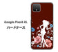 Google Pixel 4 XL 高画質仕上げ 背面印刷 ハードケース【110 ハイビスカスと少女】