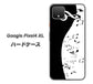 Google Pixel 4 XL 高画質仕上げ 背面印刷 ハードケース【114 モノトーンのリズム】