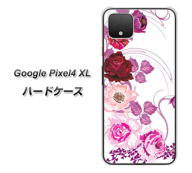 Google Pixel 4 XL 高画質仕上げ 背面印刷 ハードケース【116 ６月のバラ】