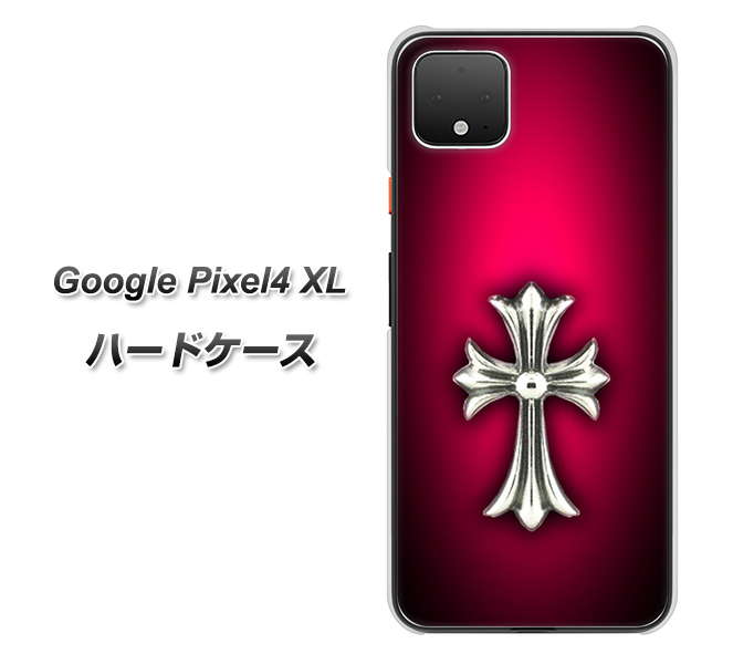 Google Pixel 4 XL 高画質仕上げ 背面印刷 ハードケース【249 クロスレッド】