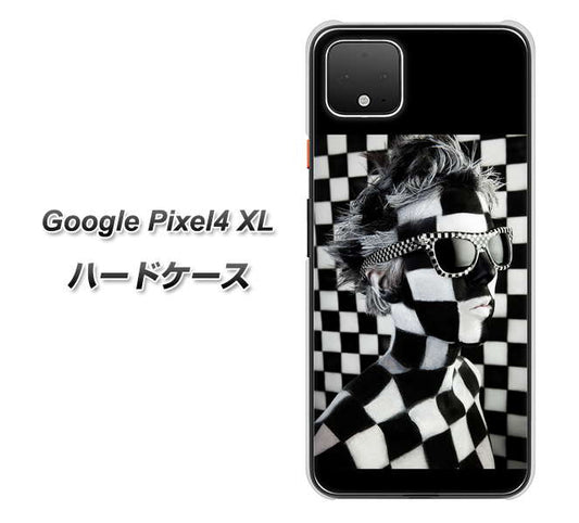 Google Pixel 4 XL 高画質仕上げ 背面印刷 ハードケース【357 bk&wh】