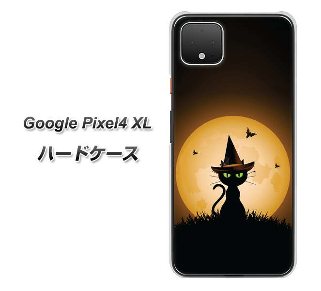 Google Pixel 4 XL 高画質仕上げ 背面印刷 ハードケース【440 猫の魔法使い】