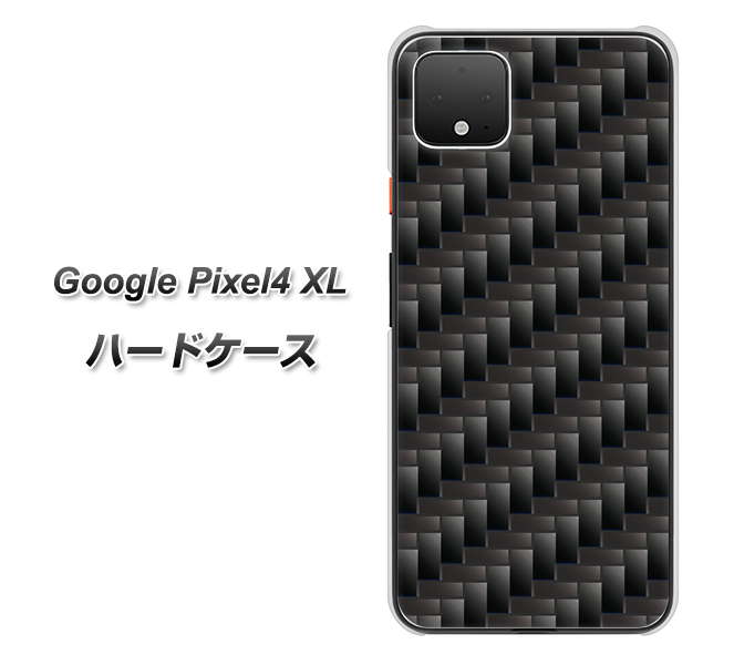 Google Pixel 4 XL 高画質仕上げ 背面印刷 ハードケース【461 カーボン】