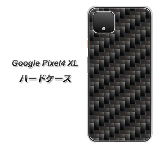 Google Pixel 4 XL 高画質仕上げ 背面印刷 ハードケース【461 カーボン】
