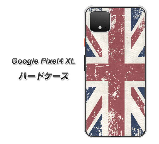 Google Pixel 4 XL 高画質仕上げ 背面印刷 ハードケース【506 ユニオンジャック ビンテージ】