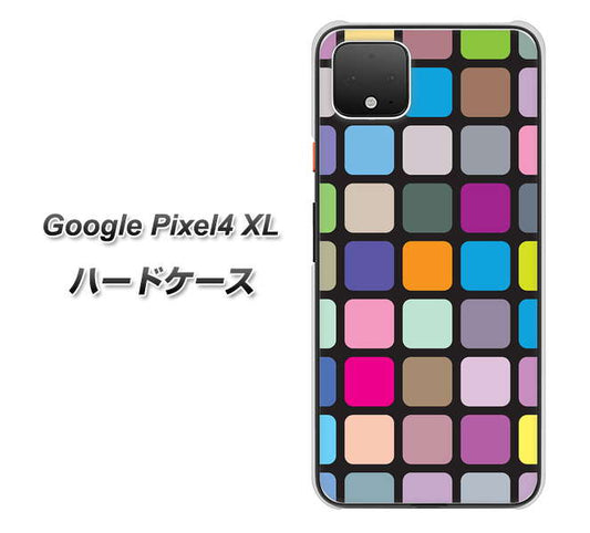 Google Pixel 4 XL 高画質仕上げ 背面印刷 ハードケース【509 カラースクエア】
