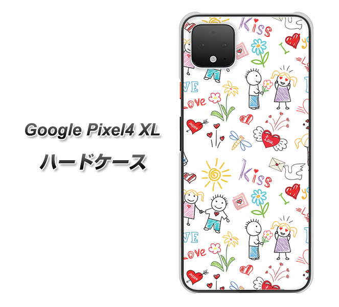 Google Pixel 4 XL 高画質仕上げ 背面印刷 ハードケース【710 カップル】