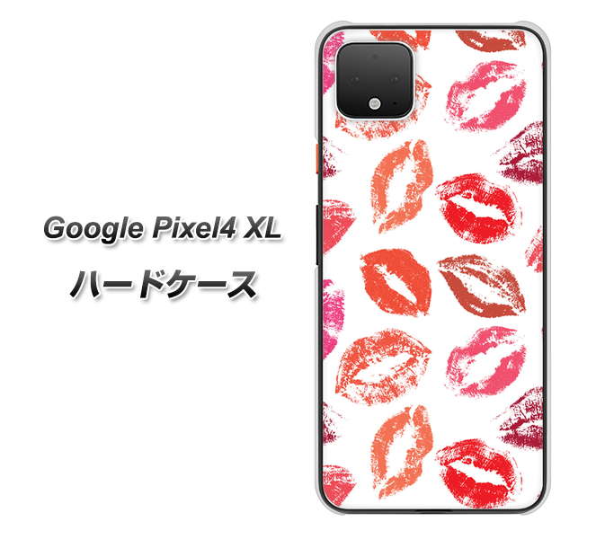 Google Pixel 4 XL 高画質仕上げ 背面印刷 ハードケース【734 キスkissキス】