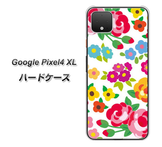 Google Pixel 4 XL 高画質仕上げ 背面印刷 ハードケース【776 5月のフラワーガーデン】