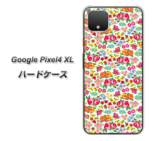 Google Pixel 4 XL 高画質仕上げ 背面印刷 ハードケース【777 マイクロリバティプリントWH】