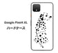 Google Pixel 4 XL 高画質仕上げ 背面印刷 ハードケース【1038 振り向くダルメシアン（WH）】