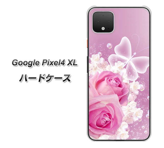 Google Pixel 4 XL 高画質仕上げ 背面印刷 ハードケース【1166 ローズロマンス】