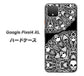 Google Pixel 4 XL 高画質仕上げ 背面印刷 ハードケース【AG834 苺骸骨曼荼羅（黒）】