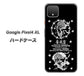 Google Pixel 4 XL 高画質仕上げ 背面印刷 ハードケース【AG839 苺風雷神（黒）】