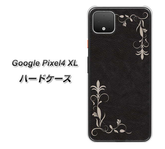 Google Pixel 4 XL 高画質仕上げ 背面印刷 ハードケース【EK825 レザー風グラスフレーム】