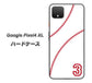 Google Pixel 4 XL 高画質仕上げ 背面印刷 ハードケース【IB923  baseball_ボール】