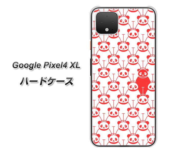 Google Pixel 4 XL 高画質仕上げ 背面印刷 ハードケース【MA913 パターン パンダ】